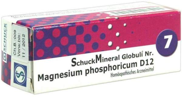 Schuckmineral Globuli 7 Magnesium Phosph. D12 7,5 G Globuli