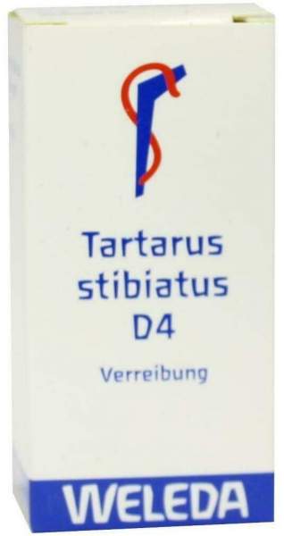 Weleda Tartarus Stibiatus D4 20 G Trituration
