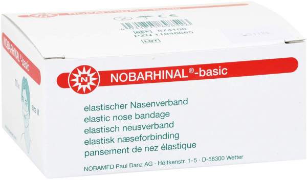 Nobarhinal Basic Nasenverband Mittel 10 Stück