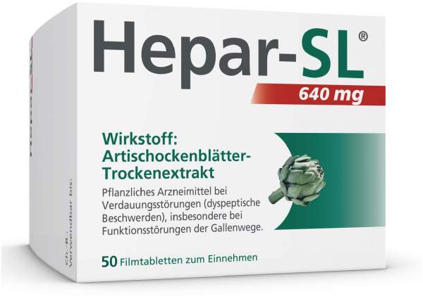 Hepar SL 640 mg 50 Filmtabletten