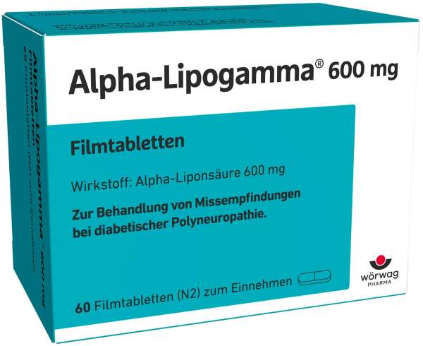 Alpha Lipogamma 600 mg 60 Filmtabletten