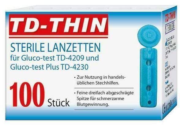 Gluco Test Lanzetten 100 Stück