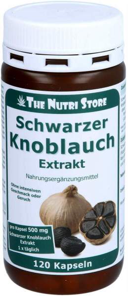 Schwarzer Knoblauch Extrakt 500 mg Kapseln 120 Stück