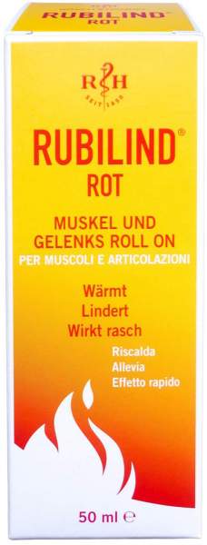 Rubilind rot Muskel und Gelenks Roll-on 50 ml