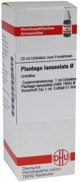 Plantago Lanceolata Urtinktur 20 ml Dilution