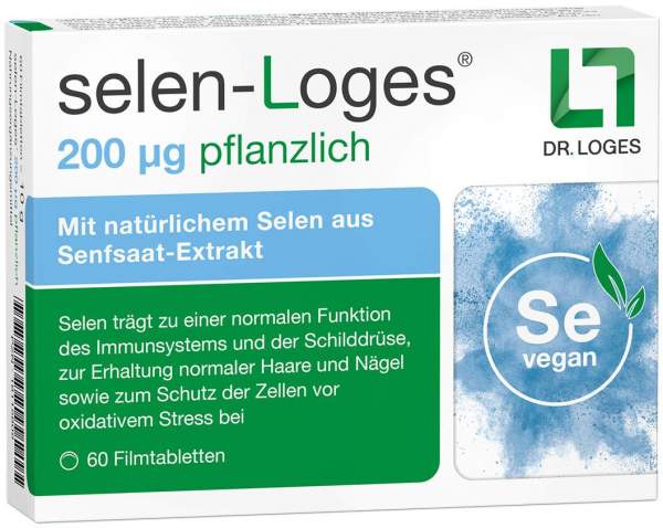 selen-Loges 200 µg pflanzlich 60 Filmtabletten