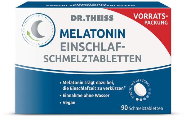 Dr. Theiss Melatonin Einschlaf-Schmelztabletten 90 Stück