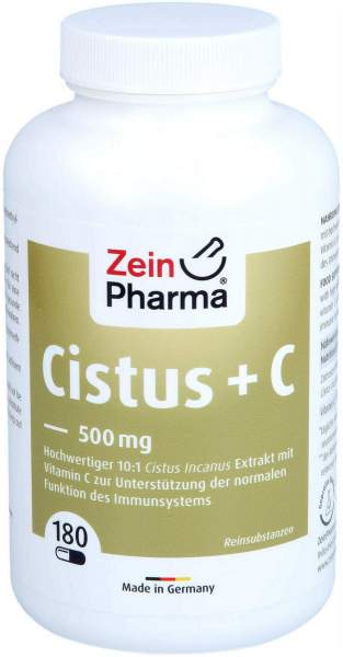 Cistus 500 Mg+c Kapseln 180 Stück