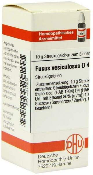 Dhu Fucus Vesiculosus D4 10 G Globuli