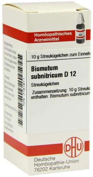 DHU Bismutum subnitricum D12 10 g Globuli