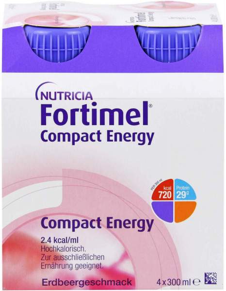 Fortimel Compact Energy Erdbeere 8x4x300ml