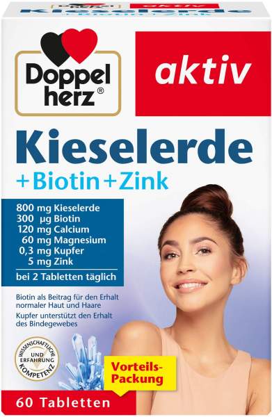 Doppelherz Aktiv Kieselerde Biotin Zink 60 Tabletten