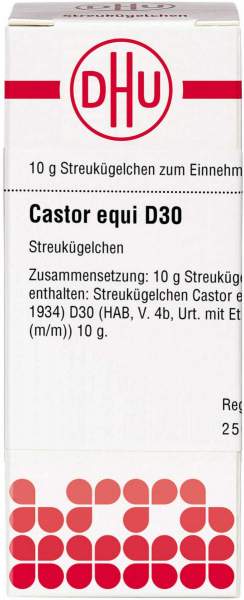 Dhu Castor Equi D30 Globuli 10 G