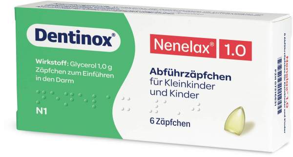 Nenelax 1,0 Abführzäpfchen Für Kleinkinder 6 Stück