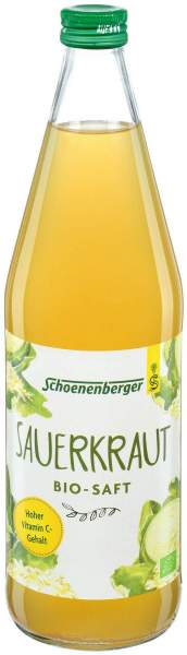Sauerkraut Saft Bio Schoenenberger