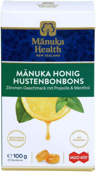 Manuka Health Mgo 400+ Hustenbonb.Zitr.M.Prop.&amp; Me