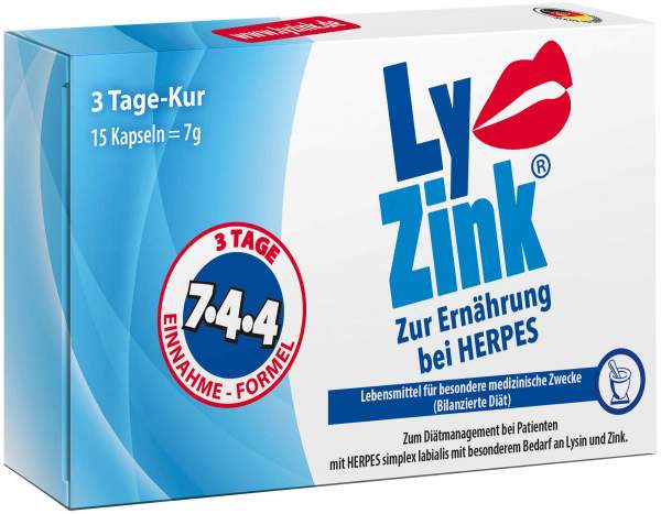 Ly Zink Gegen Herpes 15 Kapseln