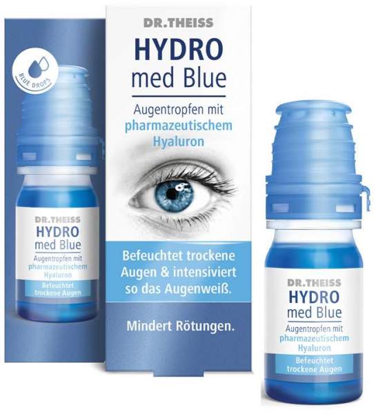 Dr. Theiss Hydro med Blue 10 ml Augentropfen