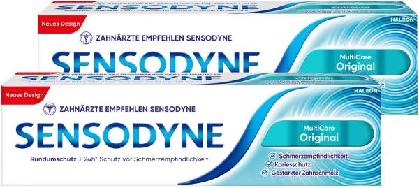 Sensodyne MultiCare Zahnpasta 2 x 75 ml