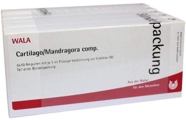 Cartilago Mandragora Comp. 50 X 1 ml Ampullen