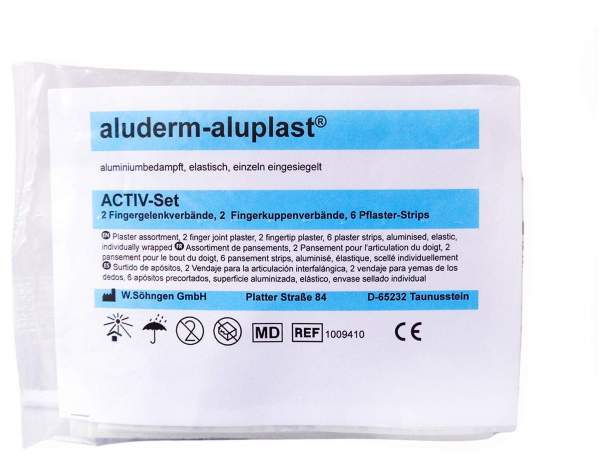 Aluderm Aluplast Activ-Set Elastisch Sortiment 10 Stück