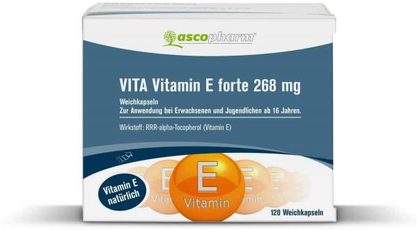 ASCOPHARM VITA Vitamin E forte 268 mg Weichkapseln