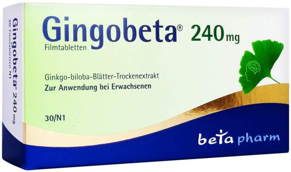 Gingobeta 240 mg Filmtabletten 30 Filmtabletten