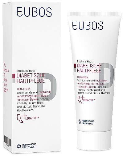 Eubos Diabetische Hautpflege Fuß und Bein 100 ml Creme