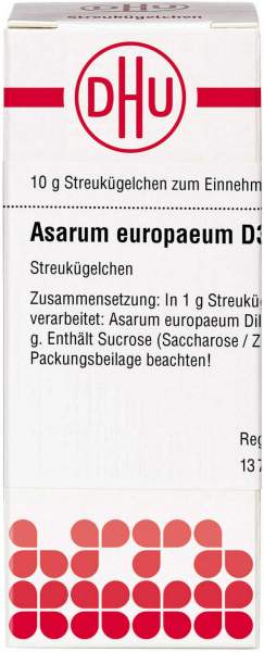 Dhu Asarum Europaeum D30 Globuli 10 G