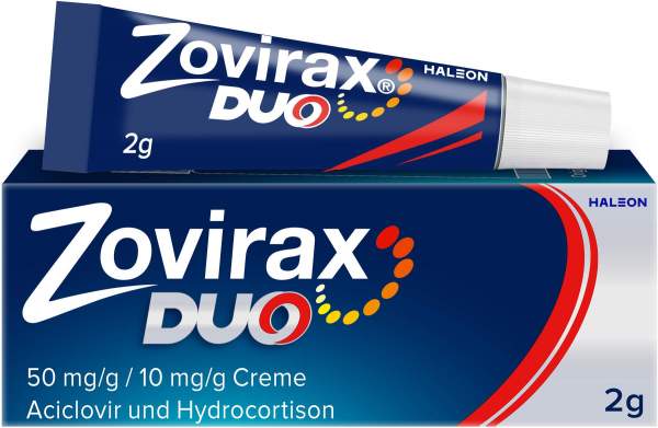 Zovirax Duo 50 mg je g und 10 mg je g 2 g Creme