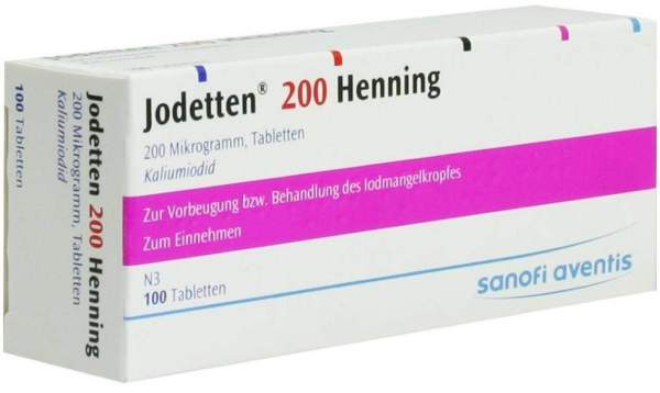 Jodetten 200 Henning Tabletten