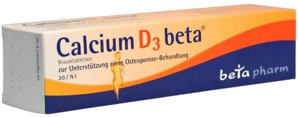 Calcium D3 Beta 20 Brausetabletten
