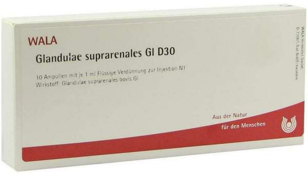 Wala Glandulae Suprarenales Gl D30 10 X 1 ml Ampullen