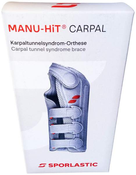 Manu-Hit Carpal Orthese Rechts Gr.S Schwarz 07233