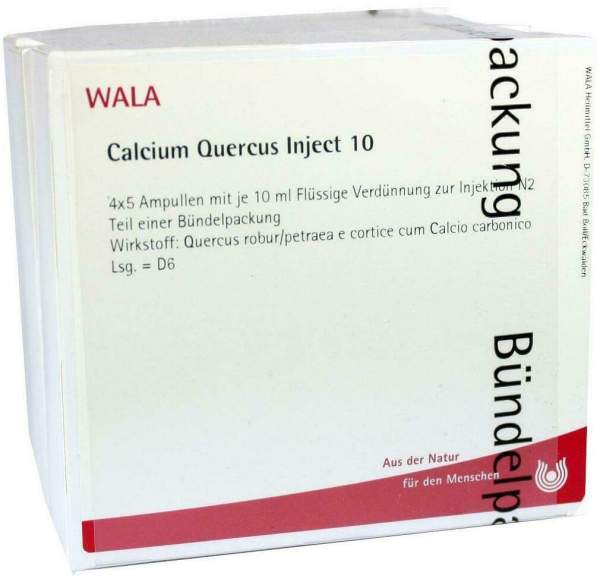 Wala Calcium Quercus Inject 20 X 10 ml Ampullen