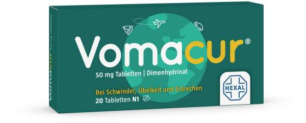 Vomacur 50 mg 20 Tabletten