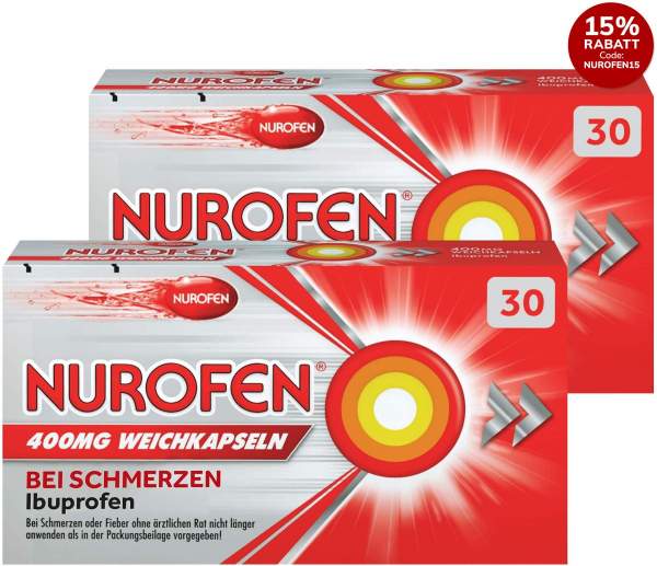 Nurofen 400 mg 2 x 30 Weichkapseln