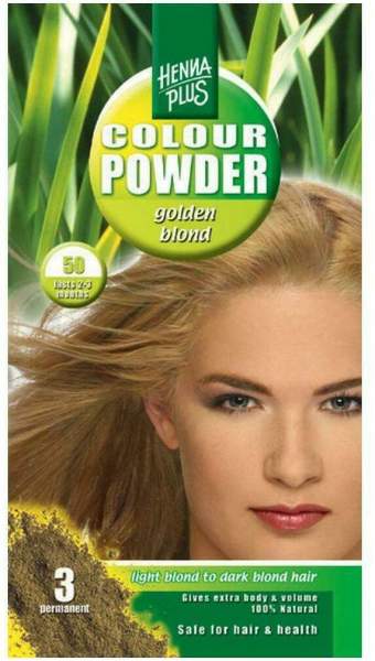 Hennaplus Colour Powder Gold 50 100 G Pulver