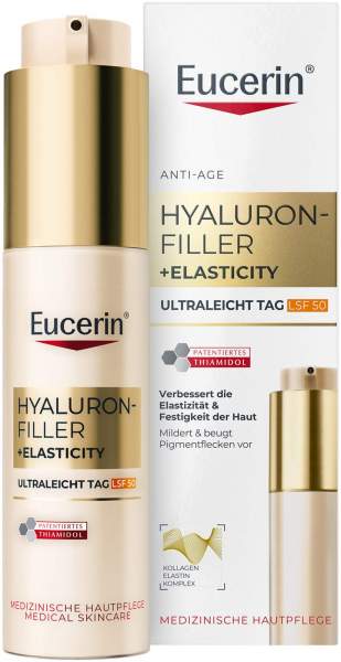 Eucerin Hyaluron-Filler + Elasticity Ultraleicht Tag LSF50 50 ml Creme