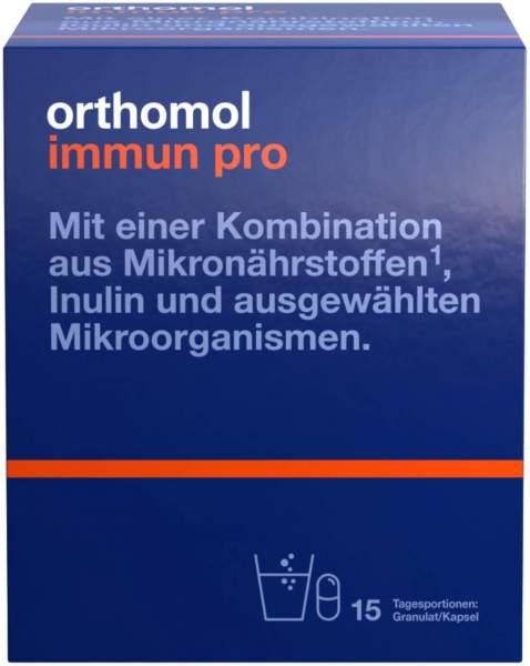 Orthomol Immun Pro 15 Kapseln Granulat