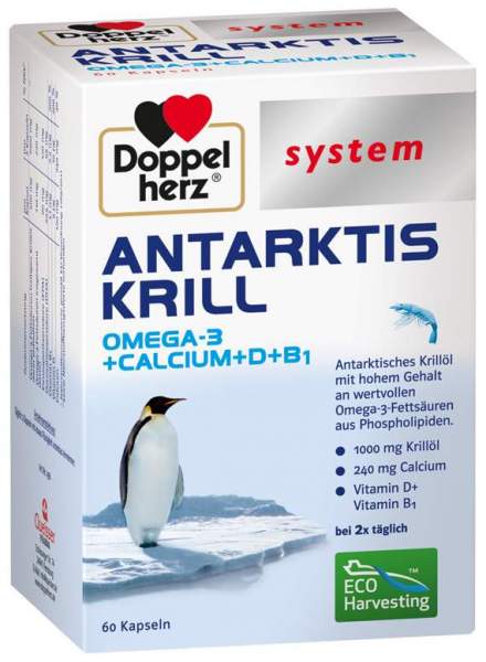 Doppelherz Antarktis Krill system 60 Kapseln