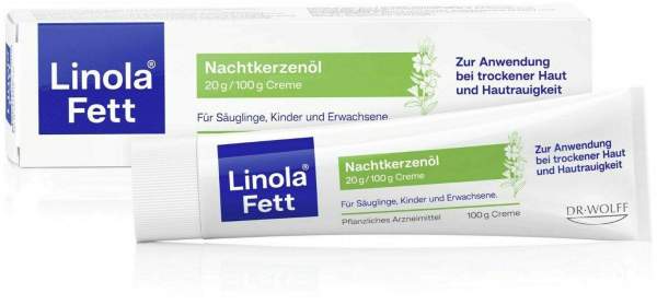 Linola Fett Nachtkerzenöl 20 g je 100 g 100 g Creme