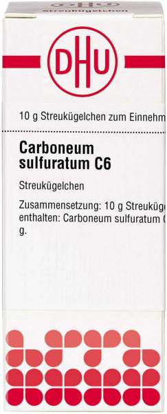 DHU Carboneum sulfuratum C6 Globuli 10 g