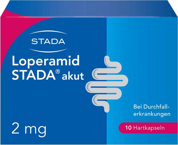 Loperamid STADA akut 2 mg 10 Hartkapseln