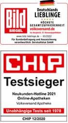 BILD - Deutschlands Lieblinge 2022 & CHIP Testsieger