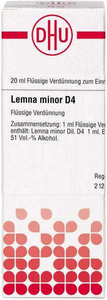 Dhu Lemna Minor D4 Dilution 20 ml