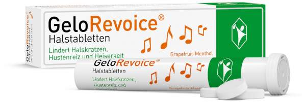 GeloRevoice Halstabletten Grapefruit-Menthol 20 Lutschtabletten