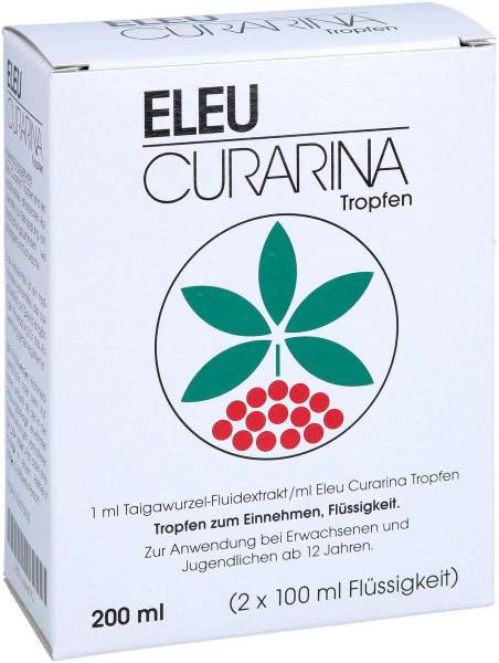 Eleu Curarina Tropfen 1 ml Taigawurzel-Fluidextrakt 200 ml