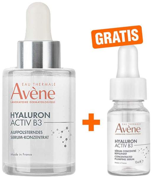 Avene Hyaluron Activ B3 aufpolsterndes Serum Konzentrat 30 ml + gratis Avene Hyaluron Activ B3 10 ml
