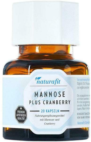 Naturafit Mannose Plus Cranberry Kapseln 20 Stück